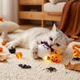 thumbnail image 5 of Halloween Squeaky Dog Toys, Funny Ghost Shape Interactive Chew Toys for Puppy Small and Medium Dogs, 5 of 5