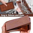 thumbnail image 3 of Molde de silicona para chocolate, molde para chocolate de Dubái, moldes de silicona, molde para chocolate profundo, molde para barra de chocolate para chocolate, 3 piezas, 3 of 4