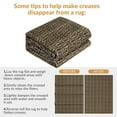 thumbnail image 3 of Garvee 2'x6' Kitchen Runner Rug Modern Farmhouse Rug Washable Rug Anti-Slip Bedroom Rugs for Laundry Room, Brown, 3 of 6