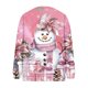 thumbnail image 4 of Sudadera de manga larga con capucha y bolsillos para mujer, estilo casual, con estampado de moda, de poliéster, 4 of 5