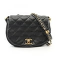 thumbnail image 2 of Pre-Owned CHANEL Matelasse Shoulder Bag Lambskin (Sheepskin) Women's Black, 2 of 10