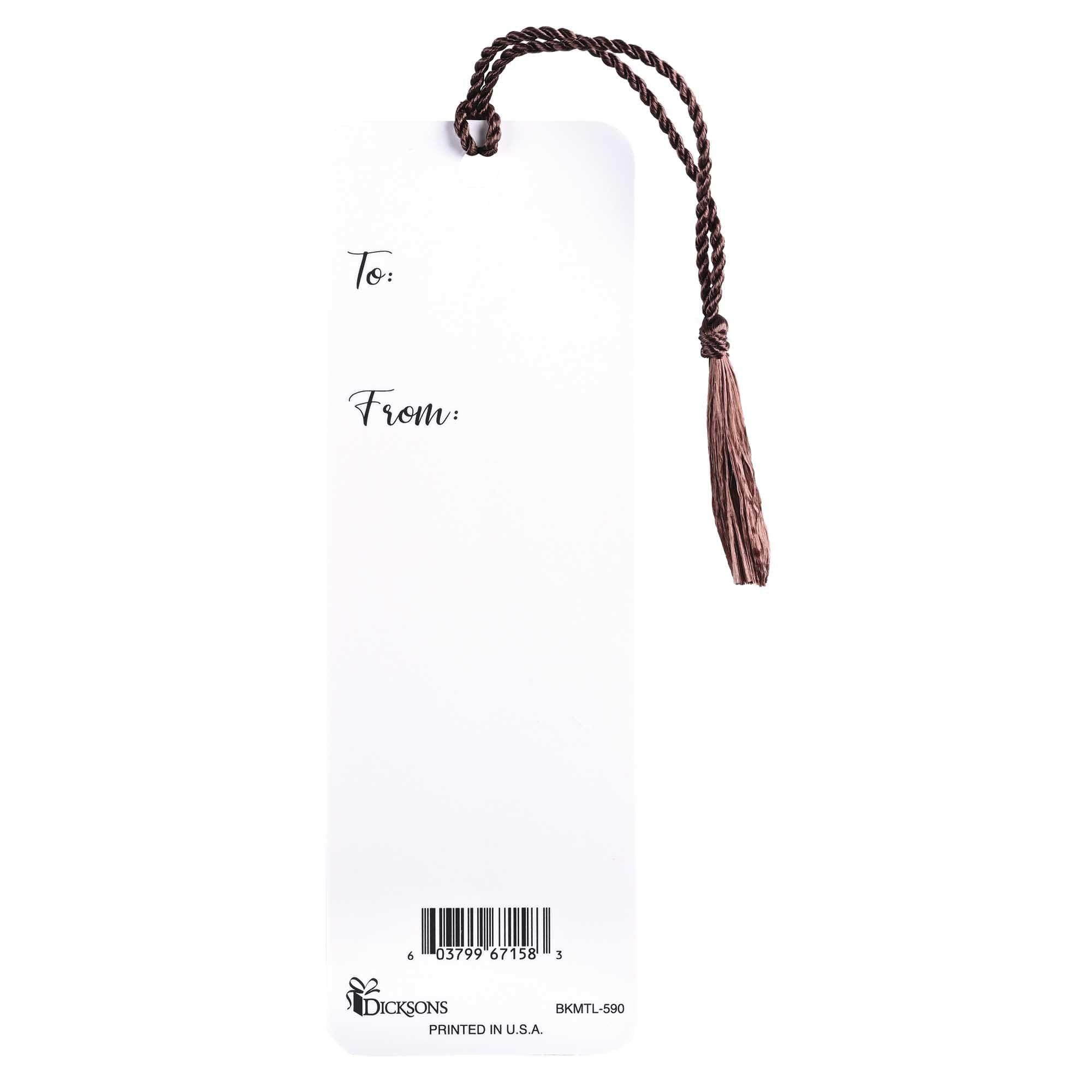 Dicksons Inspirational Tassel Bookmark for Books and Novels 2 x 6 Cardstock When in Doubt Pray - Pack of 12