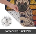 thumbnail image 3 of Kdxio Pug dog Yoga,16" x 24", Non-Slip Front Door Mats,Outdoor Welcome Mat Washable, 3 of 9