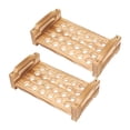 thumbnail image 2 of 2 bandejas de madera para huevos, organizador portátil de 24 compartimentos, clasificador de huevos de codorniz para restaurantes, despensas,, 2 of 9