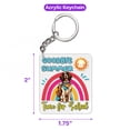 thumbnail image 5 of Goodbye Summer English Springer Spaniel Hello Fall Time for School Acrylic Keychain Springers Dog Lover Gifts Collar Charm Tag Keyring - 02014, 5 of 5