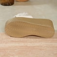 thumbnail image 5 of Wowcloth Women's Fashion Beach Slides with Bow Detail – Solid Color Open Toe Round Toe Platform Wedge Heel for Casual Outdoor Wear, 5 of 9