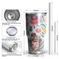 thumbnail image 6 of 30oz Colorful Fairy Princess Pattern Tumblers Stainless Steel Tumbler with Lid and Straw,Vacuum Insulated Double Wall Travel Tumbler Cups Mug with Cleaning Brush for Coffee,Tea, 6 of 7