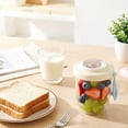 thumbnail image 4 of Tong Double Layer Oatmeal Cup With Lid And Spoon Portable And Fruit Breakfast Mug For Students And Workers, 4 of 6