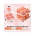 thumbnail image 2 of 2 Moldes Xtellar Charola Bandeja Para Hielo De Silicona Flor De Rosa Color Rosa, 2 of 4