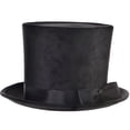 thumbnail image 2 of Deluxe Black Top Hat Adult Costume Accessory, 2 of 2