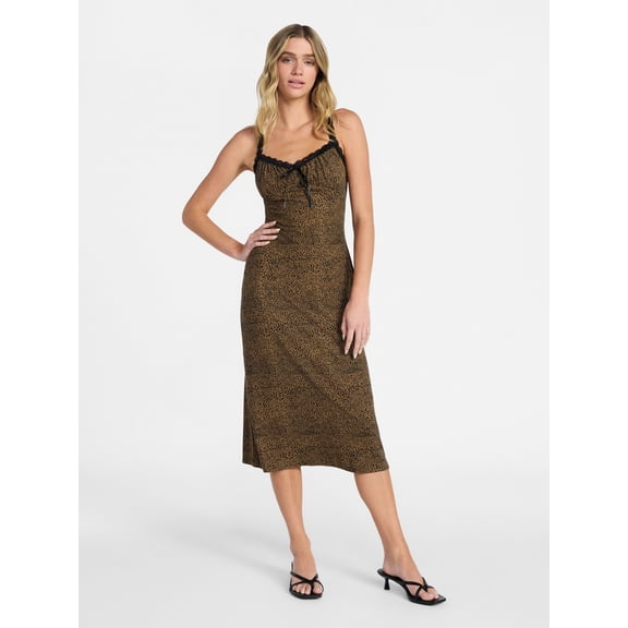 No Boundaries Lace Strap Midi Dress, Women's XXS-XXL