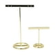 thumbnail image 5 of Qarigey De soporte para pendientes y pendientes, estante delicado, anillo multifuncional, organizador de moda, decoración de joyería para el Rejilla plana en forma de T 2piezas, 5 of 6
