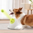 thumbnail image 3 of CHUANK Automatic Mini Interactive With 3 Balls Transmitter Ball Throw Device Throwing Machine Tennis Launcher ball throwing machine Pet Dog Toys US PLUG, 3 of 8
