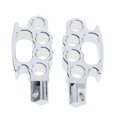 thumbnail image 1 of Reposapiés De Motocicleta Reposapiés Reposapiés De Tablas De Piso Compatible Para XL 883 1200 X48 Plata Zulema Reposapiés de motocicleta, 1 of 8
