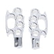 thumbnail image 1 of Universal Motocicleta Mini Trail Bike Pedal Clavijas Plata Para Harley, 1 of 8