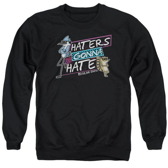 Regular Show - Haters Gonna Hate - Crewneck Sweatshirt - XXX-Large