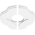 thumbnail image 2 of 12"OD x 4"ID x 4"C x 1"P Percival Architectural Grade PVC Contemporary Ceiling Medallion, Two Piece, 2 of 11