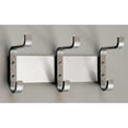 thumbnail image 2 of Glaro Coat Hook,3 Hooks,16 In W,Satin Aluminum D3SA, 2 of 2