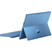 Microsoft Surface Pro Copilot+ PC Touchscreen 13 LCD Snapdragon X Plus 16GB RAM 512GB SSD (11th Edition) Sapphire + Microsoft Surface Pro Keyboard for Pro (11th Edition), for Pro 9, and Pro 8 Black