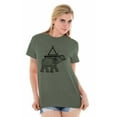 thumbnail image 3 of Spiritual Animal Elephant Triangle Plus Size Crewneck Graphic Tee Shirt Brisco Brands 3X, 3 of 5
