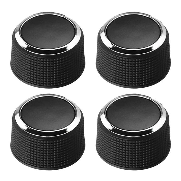Gsuatey 4PCS Rear Control Knobs Audio Radio Compatible for Escalade Enclave Tahoe Chevrolet GMC 2291-2547