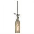 thumbnail image 2 of Meyda 151308 5 in. Tuscan Vineyard Clear Frosted Wine Bottle Mini Pendant, Clear Sandblasted, 2 of 2