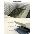 thumbnail image 2 of QinaQin Easy-To-Assemble Deep Elevated Flower Bed - Galvanized Steel Outdoor Planting Box, 2 of 8