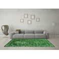 thumbnail image 3 of Ahgly Company Indoor Rectangle Oriental Emerald Green Industrial Area Rugs, 8' x 10', 3 of 4