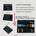 thumbnail image 2 of Airbrush Kit with Compressor Rechargeable handhold portable air brush kit cordless Gravity Feed Dual Action 0.3mm Nozzle 2 Batteries Power Display Compact for Models DIY Painting, Orange, 2 of 6
