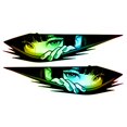 thumbnail image 1 of Anime Girl Car Scratch Cover Stickers, Reflective & Waterproof, Personalized Design for Electric Vehicles & Bicycles, 20x5cm, 1 of 8