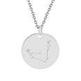 thumbnail image 1 of PVCS Personalised 12 Constellation Tag Necklace Diamond Steel Necklace Jewelry, 1 of 1