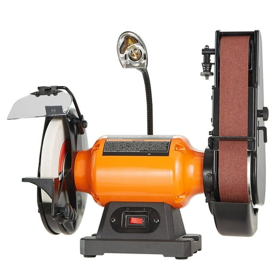 8" Bench Grinder & 2x28" Belt Sander Combo, 2.5A Motor for Metal Grinding & Sharpening – Dual-Power Tool