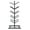 double-side, variant on Flylapdo Cold-Rolled Snowboard Rack 1-Side 5-Tier Vertical Skateboard Organizer, 43.3x11.8 Inch Board Display Rack for Surf/Skate/Snow Equipment