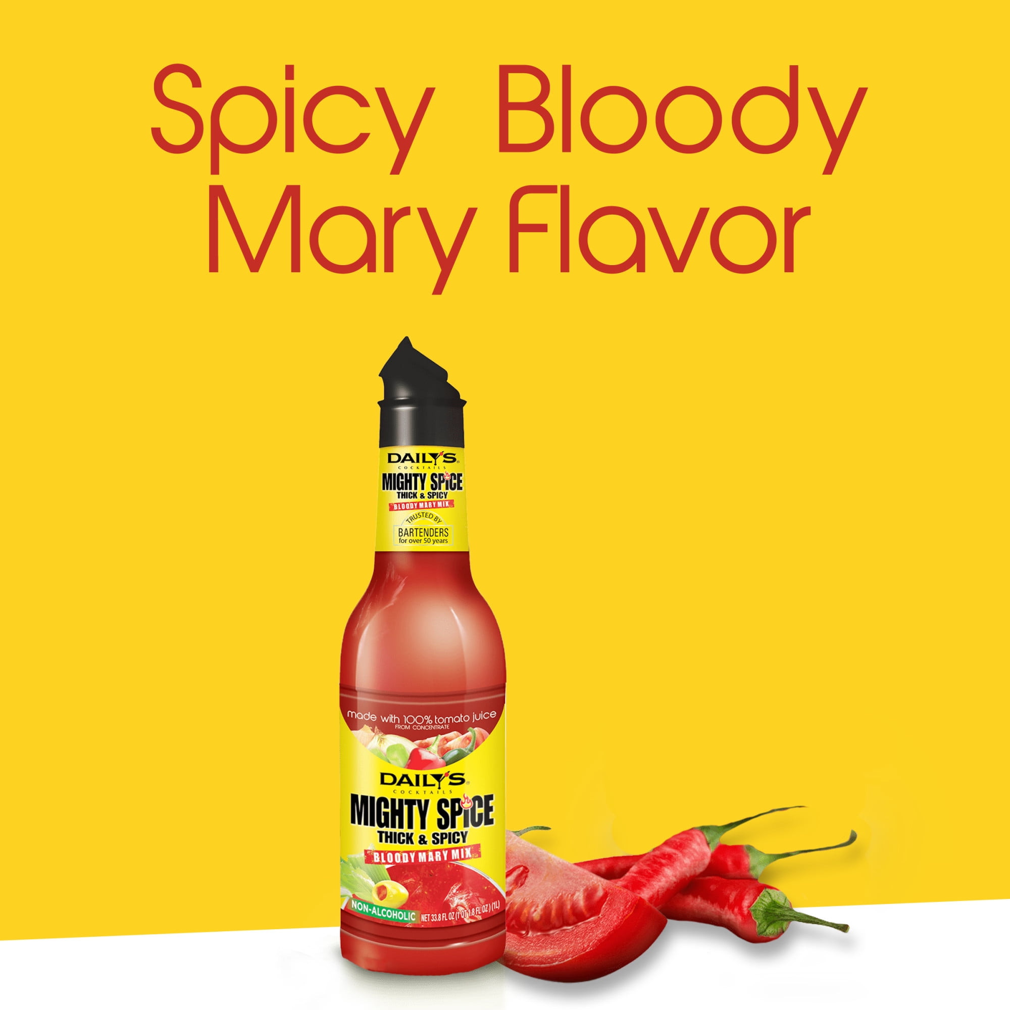 Daily's Mighty Spice Thick & Spicy Bloody Mary Cocktail Mix, 1