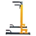 thumbnail image 4 of BalanceFrom Steel Frame Dip Station with Adjustable Height, 500 lb Weight Capacity, Yellow, 4 of 11