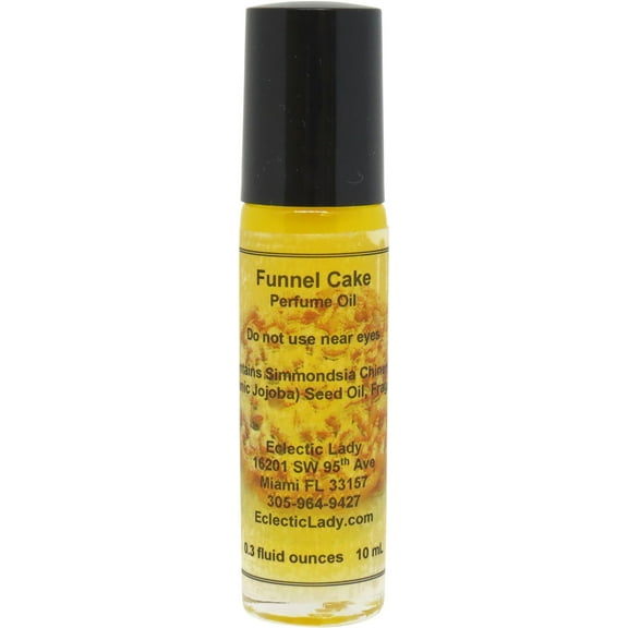 Funnel Cake Perfume Oil, 0.3 Oz Portable Roll-On Fragrance