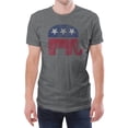 thumbnail image 3 of Tee Luv Men's Republican Elephant Mascot T-Shirt (M), 3 of 8