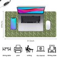 thumbnail image 5 of Long Mouse Pads for Desk,Green Bigfoot and Tree Pattern Desk Mats on Top Of Desks, Desk Mouse Pad Extra Large with 3mm Non-Slip Base and Stitched Edge for Gaming,Office,Work,Home 31.5"x15.7", 5 of 6