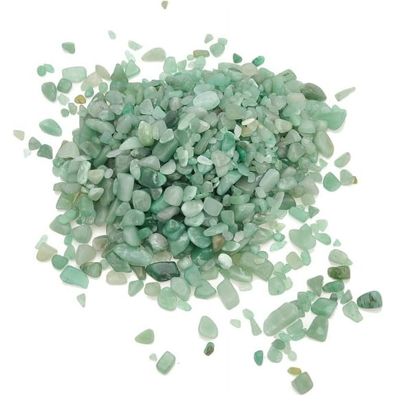Crystals  Stones ative Rocks for Vase, Tumbled Green Aventurine Crystal Chips Bulk Stones Fish Gravel Filler Vase Filler Plants 1 lb