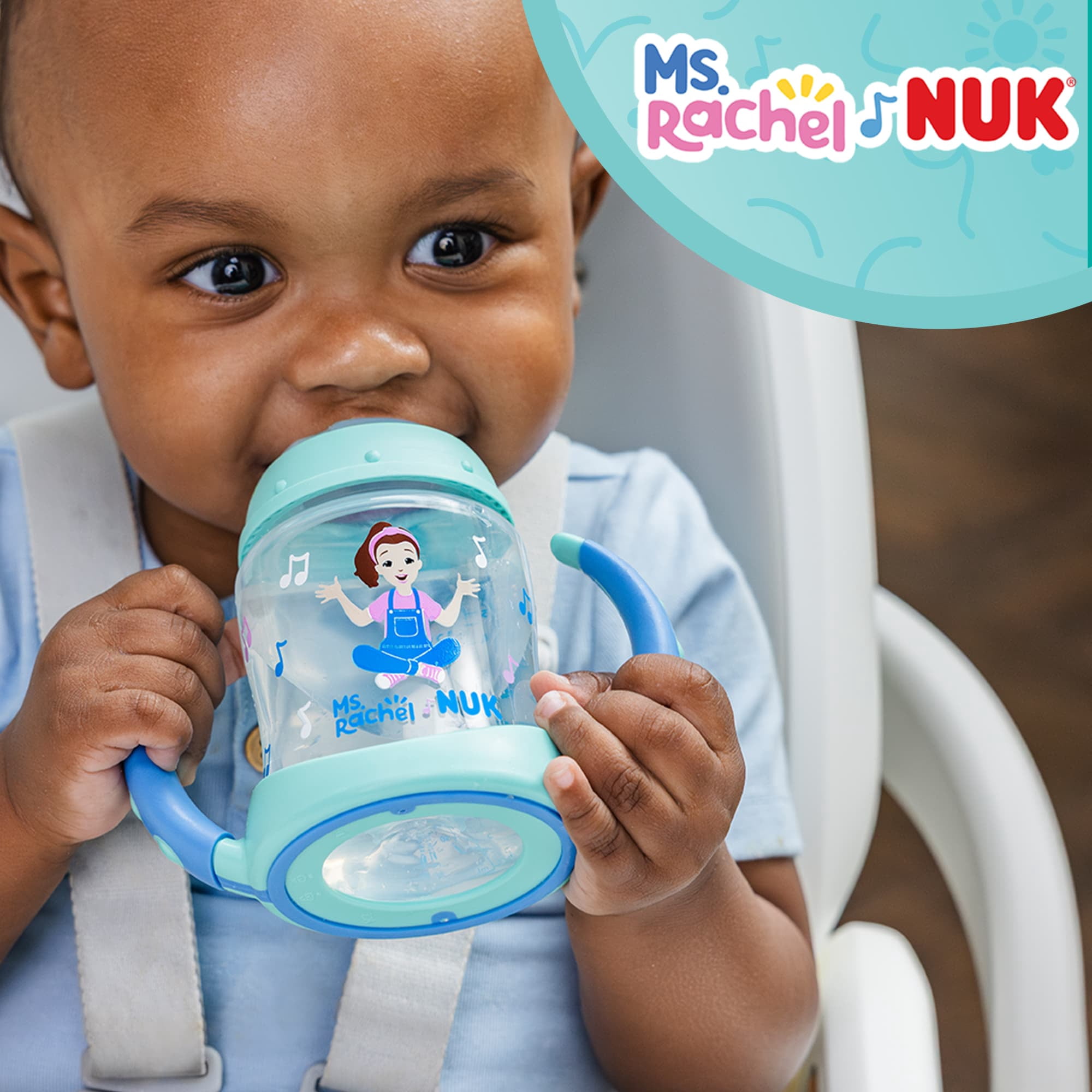NUK Ms. Rachel Infant Toddler Learner Cup, 5 oz, 1 Count