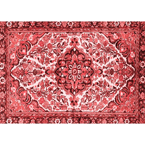 Ahgly Company Indoor Rectangle Persian Red Traditional Area Rugs, 8' x 12'