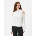 thumbnail image 3 of Cut Out Detail Sport Hoodie Slim Fit Long Sleeve, 3 of 6