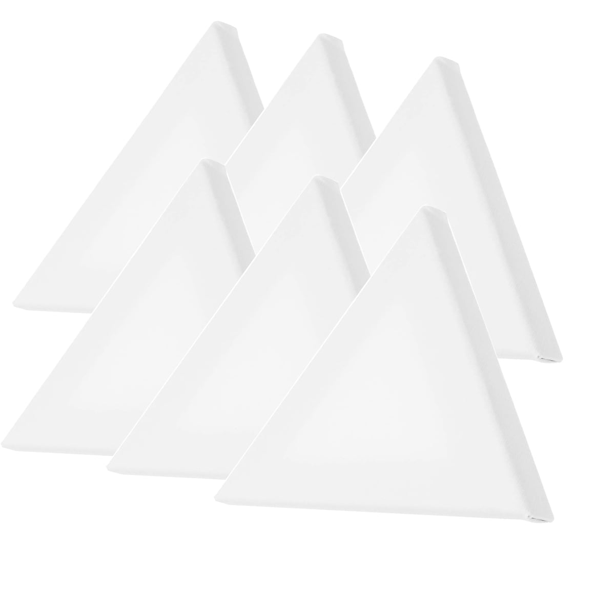 6 Pack Artist Blank Canvas, 25cm Stretched Canvas Frames Panel Board