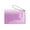 Purple, variant on Transparent Women PVC Clear Jelly Bag Mini Money Wallet