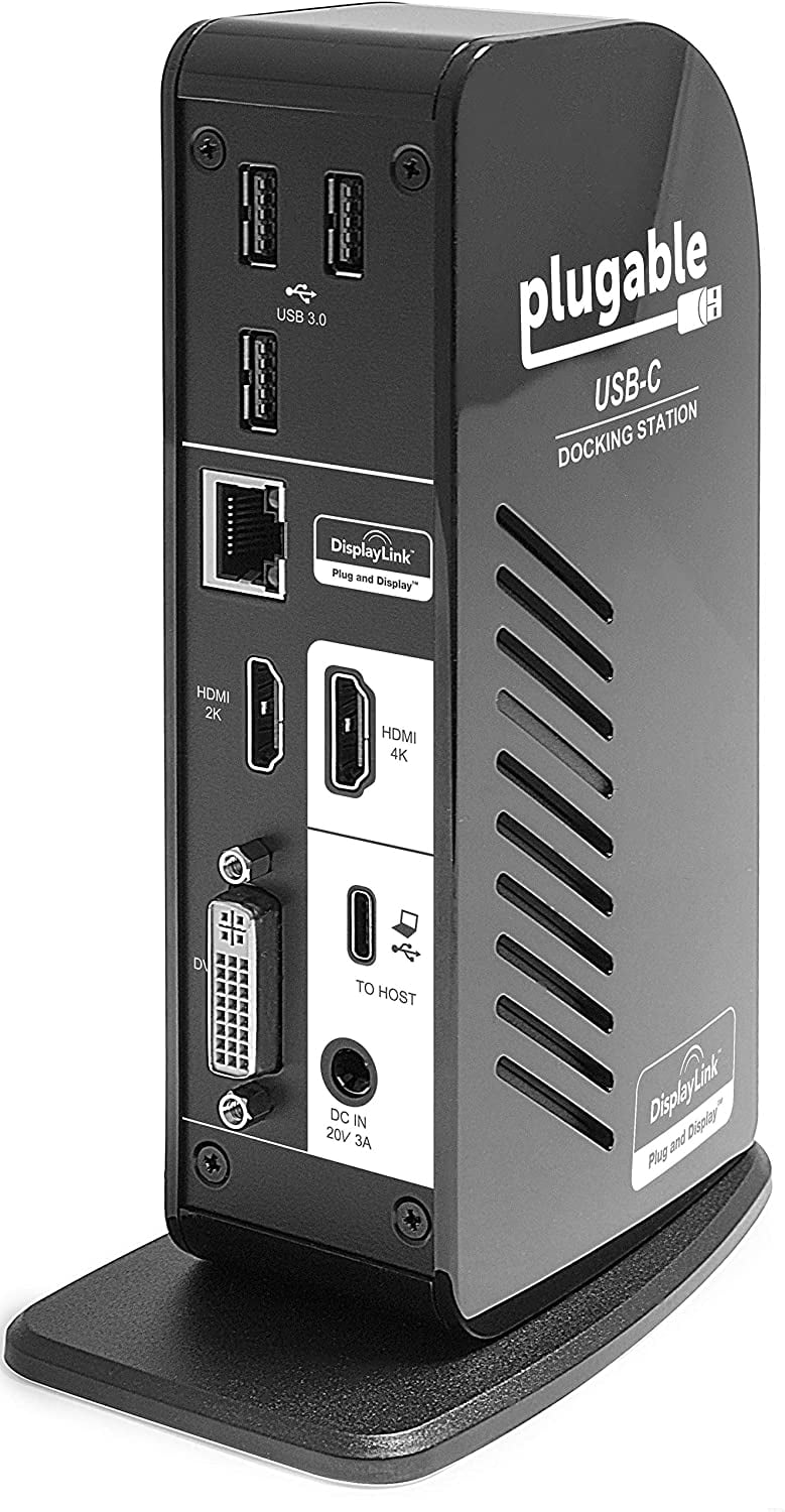 Plugable USB-C Triple Display Docking 