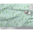 thumbnail image 2 of Soimoi Georgette Viscose Fabric Cactus Tree Fabric Prints by Yard 42 Inch Wide, 2 of 3