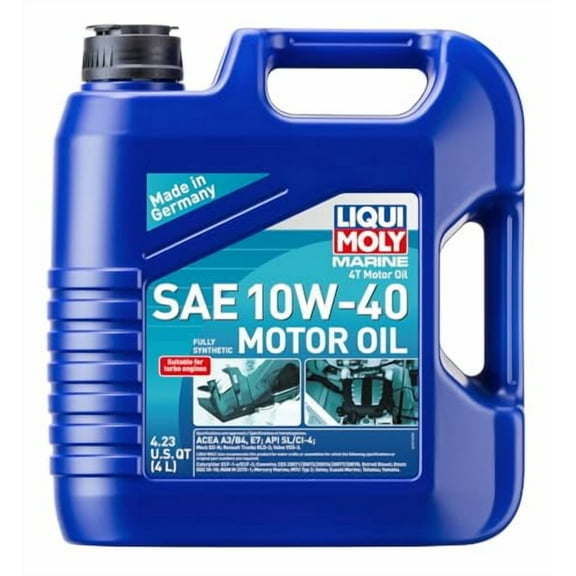 LIQUI MOLY Marine 4T Motor Oil SAE 10W-40 | 4 L | Marine motor oil | SKU: 20508