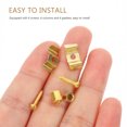 thumbnail image 3 of FONWILYO 4 Sets Headstock Press String Buckles Metal to Improve Guitar Playing, 3 of 6
