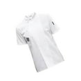 thumbnail image 1 of Veste de Chef à Manches Courtes Vêtements de Cuisine Simple Manteau de Chef Hôtel Pub pour Restaurant Blanc G, 1 of 8