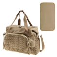 thumbnail image 1 of LOVEVER Diaper Bag Tote Sturdy Kids Diapers Bag Versatile Traveling Diaper Bags Portable Baby Bag with Pacifier Case Easy to Clean Mom Hospital Bag for Babies, 1 of 10